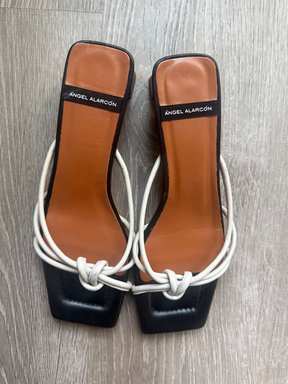 Anthropologie Ángel Alarcón strappy slingback heeled sandals